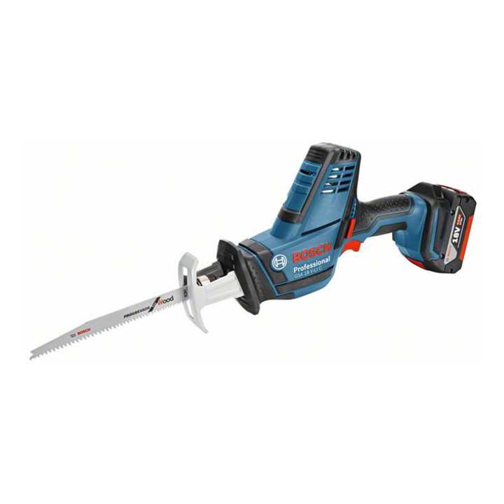 Bosch Akku-Säbelsäge GSA 18 V-LI C mit 2 x 5