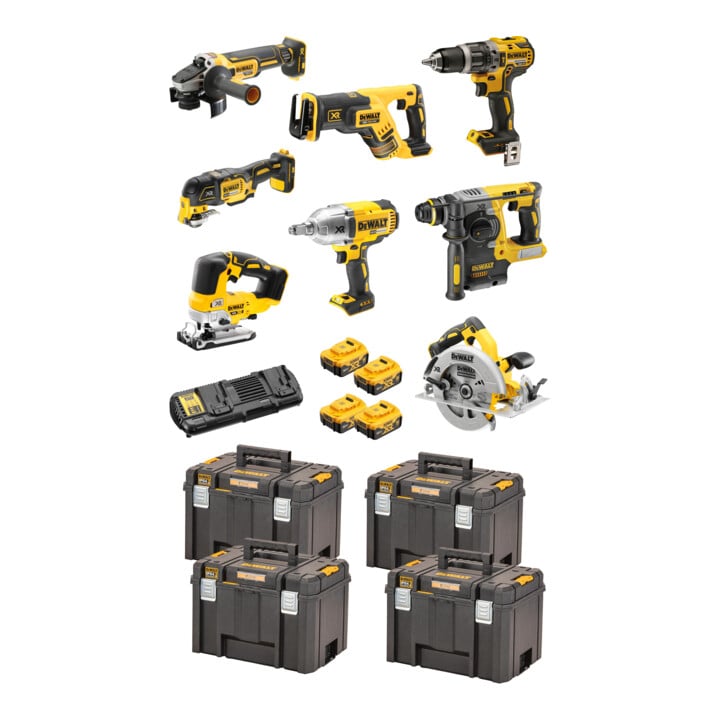DEWALT Akku-Schlagbohrschrauber-Set 18V / 5Ah DCD 796