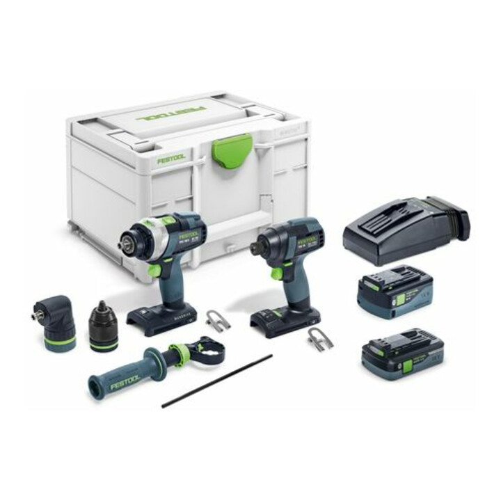 Festool Akku-Schrauber- und Bohrer-Set TID 18 5