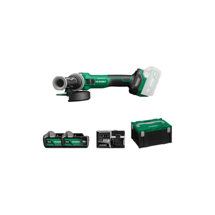 Hikoki Akku-Winkelschleifer G1813DVE (5