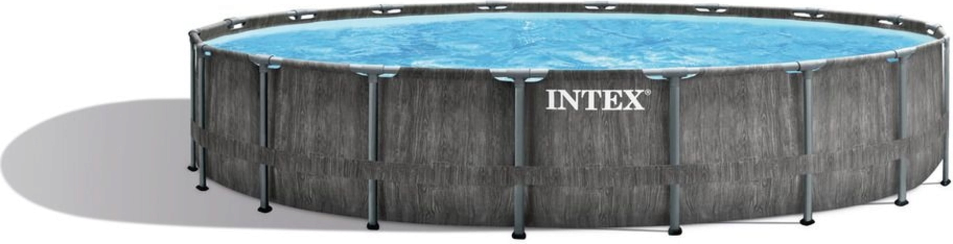 Intex Frame Pool Prism Greywood Ø 549 x 122 cm