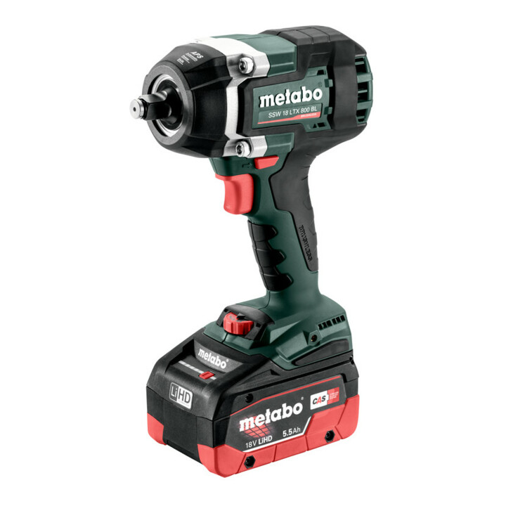 Metabo Akku-Schlagschrauber SSW 18 LTX 800 BL metaBOX 145 L; 18V 2x5.5Ah LiHD + ASC 145