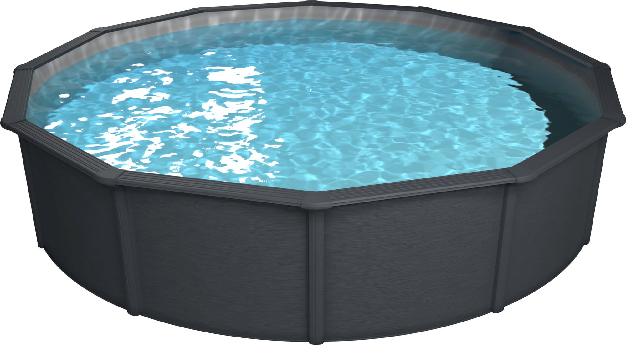 Nouvo Pool de Luxe II Ø 360 x 120 cm - Anthrazit